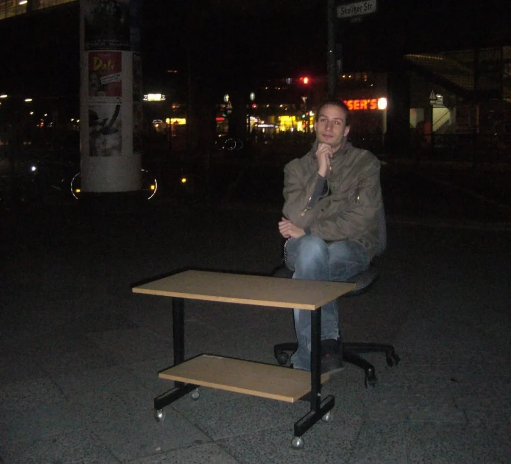 Lorenzo Di Bisceglie director of the language School Language Atelier back n 2006 when he was studying in Germany